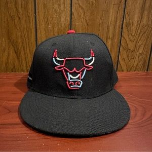 Chicago Bulls SnapBack BMO Harris side logo and Design Under Brim MelonWear